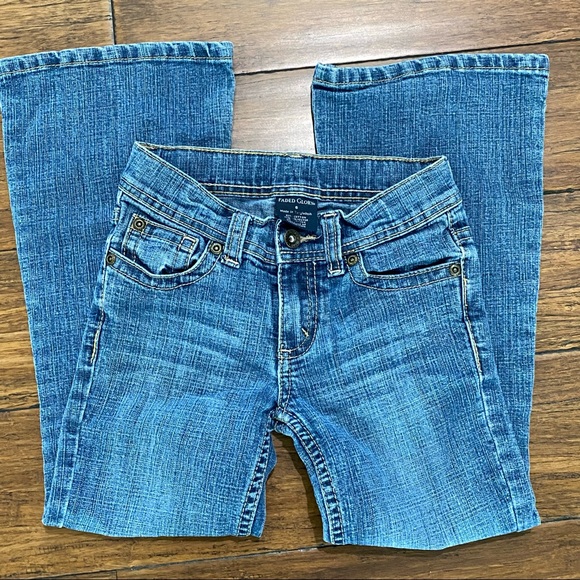 Girls Size 6 Faded Glory Flare Jeans 